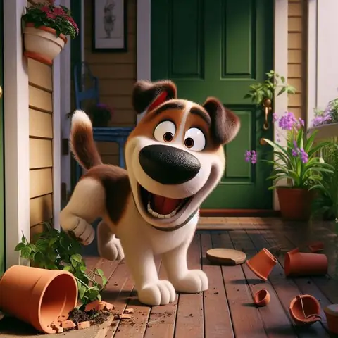 Ảnh Chú Chó Hoạt Hình