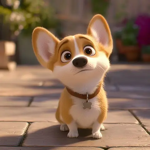 Ảnh Chú Chó Hoạt Hình