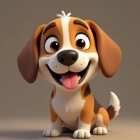 Ảnh Chú Chó Hoạt Hình