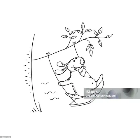 Hình Ảnh Cho Con Chó Hoạt Hình Màu Trắng: