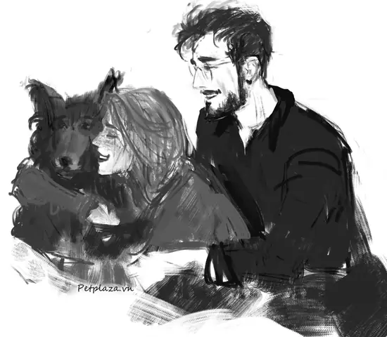 Hình Ảnh Cho Con Chó Hoạt Hình Màu Trắng: