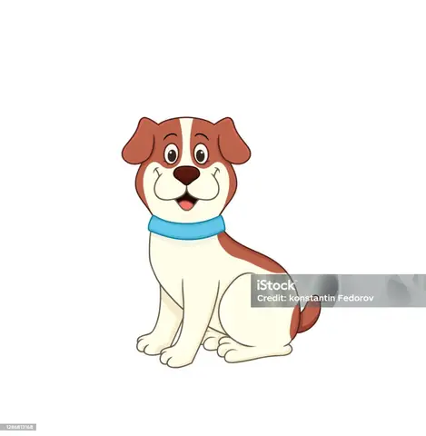 Hình Ảnh Cho Con Chó Hoạt Hình Màu Trắng: