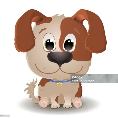 Hình Ảnh Cho Con Chó Hoạt Hình Màu Trắng: