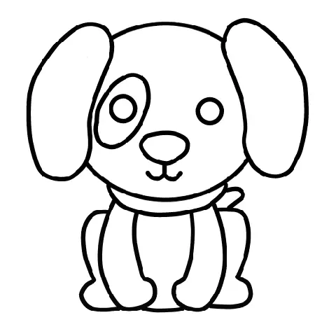 Hình Ảnh Cho Con Chó Hoạt Hình Màu Trắng: