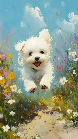 Ảnh Nền Con Chó Chibi Đáng Yêu