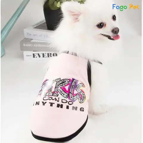 Áo Chó Phốc Thun Ba Lỗ Đơn Giản