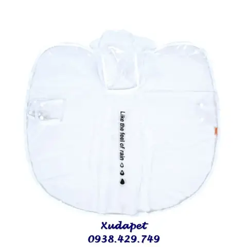 Áo Mưa Trong Suốt Cho Chó Lớn Trên 12kg