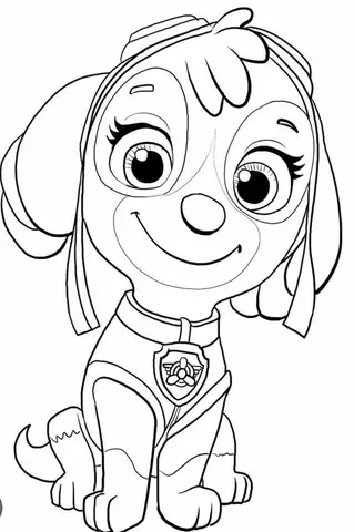 1tranh Tô Màu Con Chó