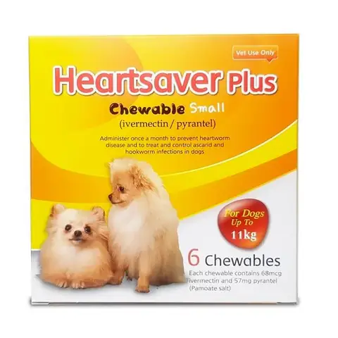 Thuốc Chữa Bệnh Giun Tim Ở Chó Heartsaver Plus Chewable Small