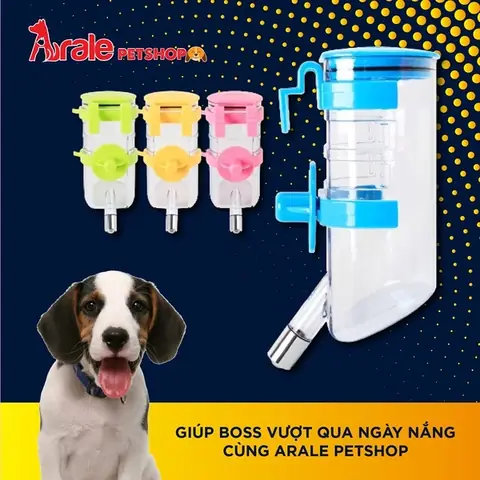 Bình Nước Treo Chuồng Chó