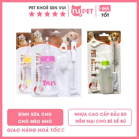Bình Sữa Cho Chó Mèo: Hướng Dẫn Chọn Mua Và Sử Dụng An Toàn, Hiệu Quả