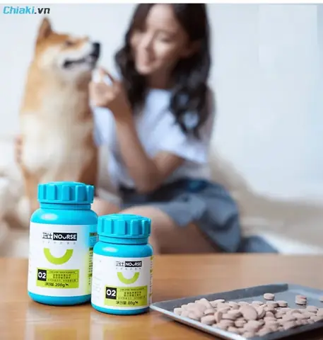 Viên Uống Bổ Sung Sắt Cho Chó Bầu Vitamin Nourse 02 Viên Uống Bổ Sung Sắt Cho Chó Bầu Vitamin Nourse 02