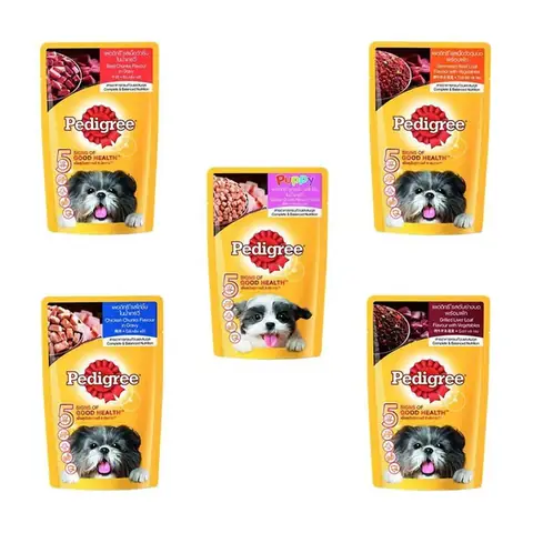 Pedigree Puppy Nhiều Vị 130g – Giàu Dưỡng Chất, Hỗ Trợ Phát Triển Toàn Diện