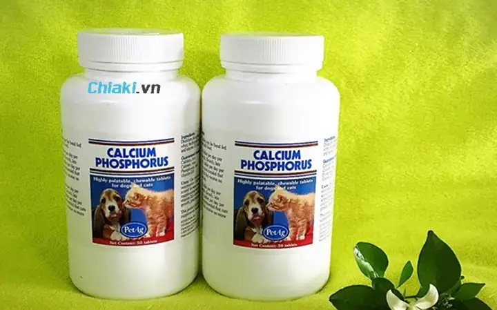Viên Bổ Sung Canxi Phốt Pho Petag Cho Chó Mèo