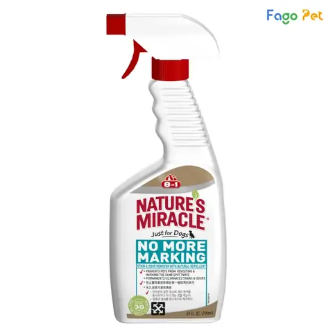 Thông Tin Sản Phẩm Chai Xịt Không Cho Chó Đi Vệ Sinh Nature's Miracles