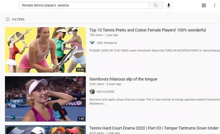Youtube Search Minus Sign Youtube Search Minus Sign