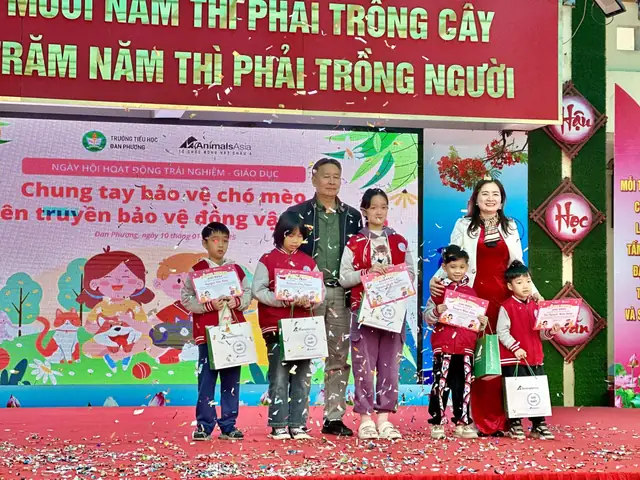 Ngày Hội Trải Nghiệm “chung Tay Bảo Vệ Chó Mèo Và Tuyên Truyền Bảo Vệ Động Vật Hoang Dã” Tại Trường Tiểu Học Đan Phượng