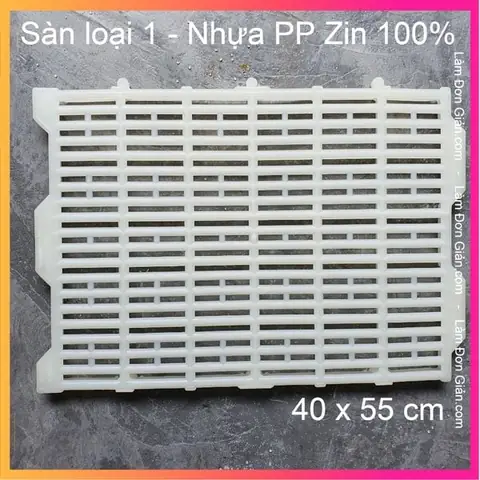 (hình Ảnh Thực Tế Sàn Nhựa Chuồng Chó - Chuồng Heo Loại 1)