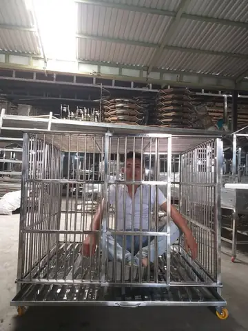 Chuồng Chó Inox Lắp Ráp Giá Rẻ Chuồng Chó Inox Lắp Ráp Giá Rẻ