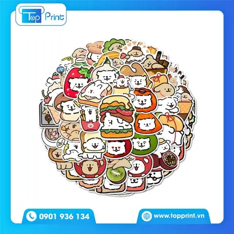 30+ Mẫu Sticker Con Chó Siêu Dễ Thương, Ấn Tượng & Sáng Tạo