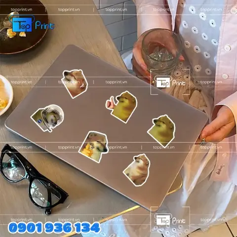 Dịch Vụ In Ấn Sticker Con Chó Đẹp, Giá Rẻ