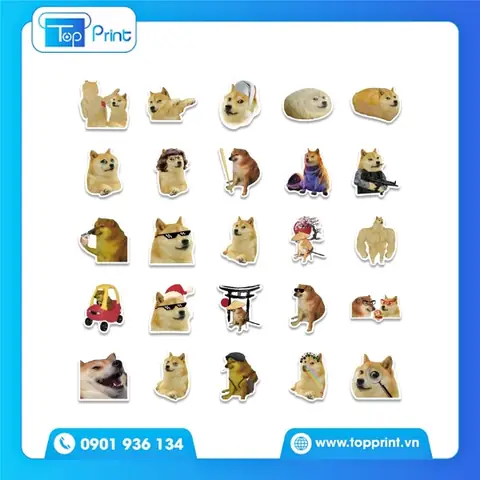 30+ Mẫu Sticker Con Chó Siêu Dễ Thương, Ấn Tượng & Sáng Tạo