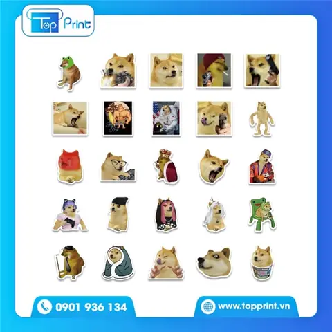 30+ Mẫu Sticker Con Chó Siêu Dễ Thương, Ấn Tượng & Sáng Tạo