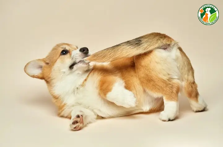 Chó Tự Cắn Đuôi Do Ký Sinh Trùng, Bệnh Ngoài Da Hoặc Viêm Hậu Môn