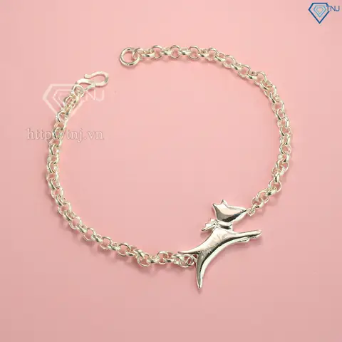 Vòng Tay Cặp Bạc Được Làm Từ Chất Liệu Bạc Cao Cấp 925