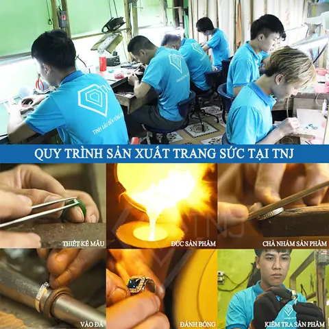 Quy Trình Thiết Kế Và Sản Xuất Vòng Tay Đôi Bạc Tại Trang Sức Tnj