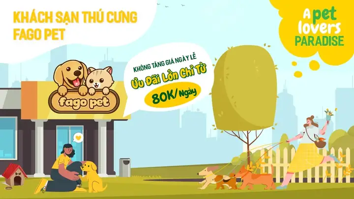 Khách Sạn Chó Mèo Fagopet - Địa Chỉ Đáng Tin Cậy Cho Thú Cưng