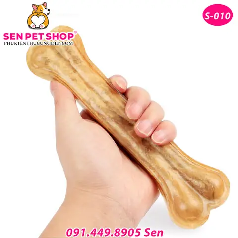 Xương Bò Cho Chó Gặm Với Da Bò Siêu Thơm Giúp Mài Răng Cho Bé
