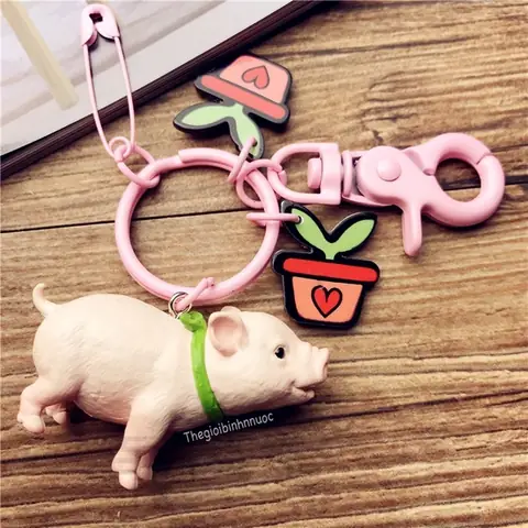 Móc Khóa Hình Cún Màu Vàng Dễ Thương Đeo Balo