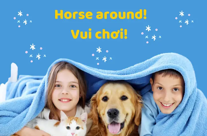 Cụm Từ Tiếng Anh Chủ Đề Con Vật Cho Bé