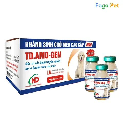 Thuốc Kháng Sinh Đặc Trị Chó Mèo Td.amo-gen Thuốc Kháng Sinh Đặc Trị Chó Mèo Td.amo-gen