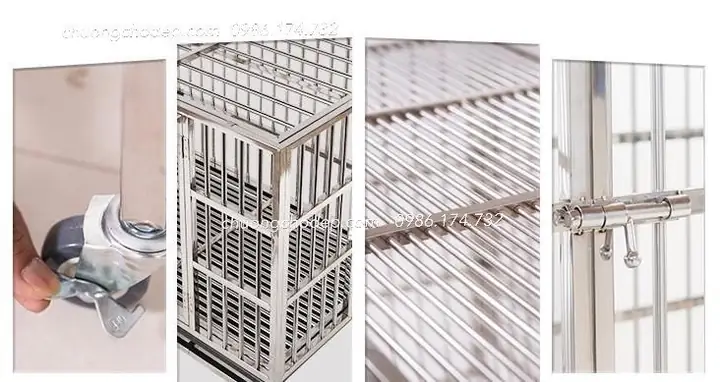 Chuồng Chó Lắp Ghép Bằng Inox