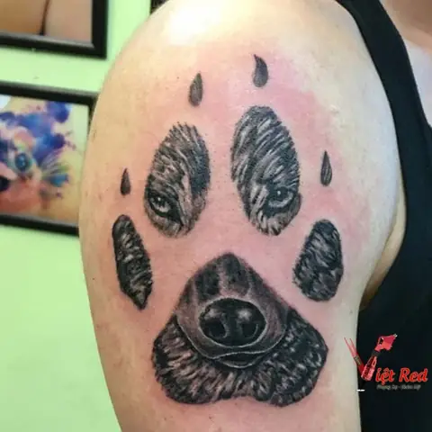 Thiết Kế Hình Xăm Chó Sói Đẹp Nhất