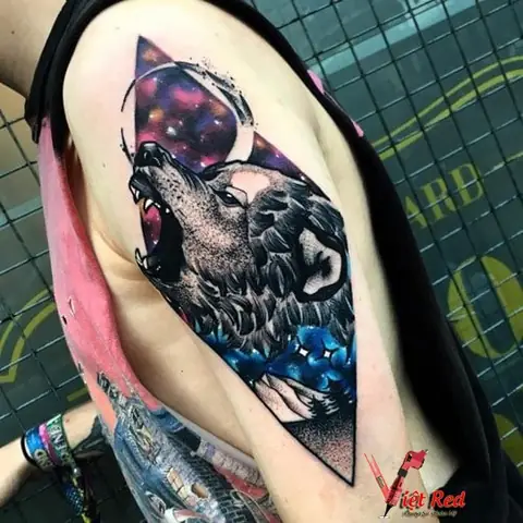 Thiết Kế Hình Xăm Chó Sói Đẹp Nhất