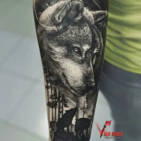Ý Tưởng Hình Xăm Chó Sói Ở Nhiều Vị Trí