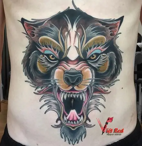 Thiết Kế Hình Xăm Chó Sói Đẹp Nhất