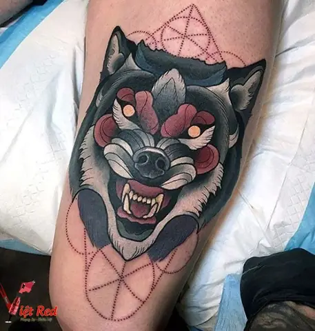 Thiết Kế Hình Xăm Chó Sói Đẹp Nhất