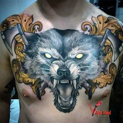 Thiết Kế Hình Xăm Chó Sói Đẹp Nhất