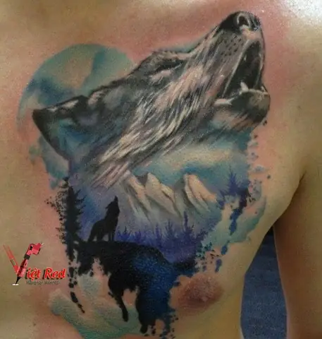 Thiết Kế Hình Xăm Chó Sói Đẹp Nhất