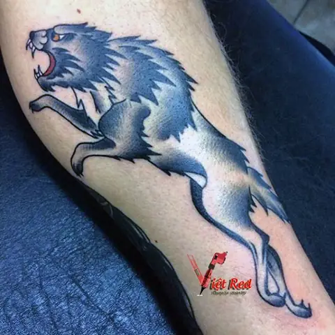 Thiết Kế Hình Xăm Chó Sói Đẹp Nhất