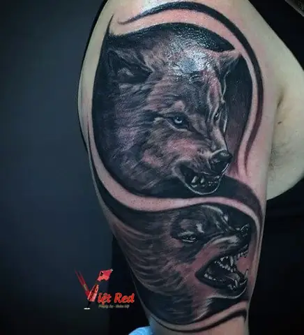Thiết Kế Hình Xăm Chó Sói Đẹp Nhất