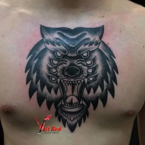 Thiết Kế Hình Xăm Chó Sói Đẹp Nhất