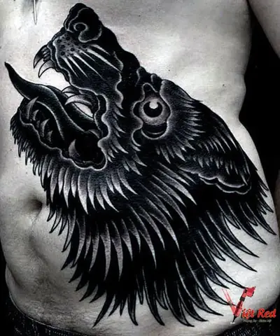 Thiết Kế Hình Xăm Chó Sói Đẹp Nhất