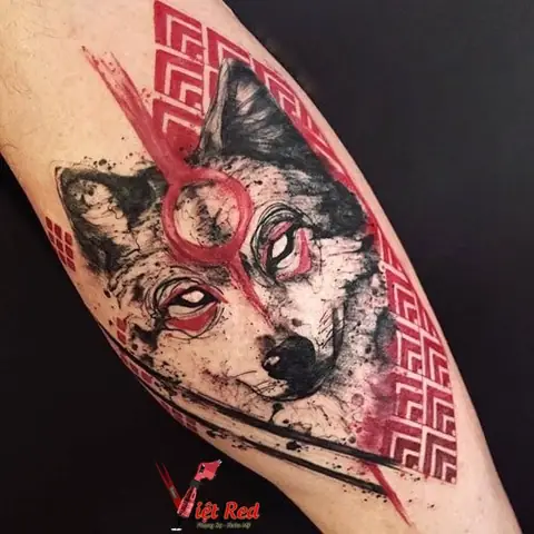 Thiết Kế Hình Xăm Chó Sói Đẹp Nhất