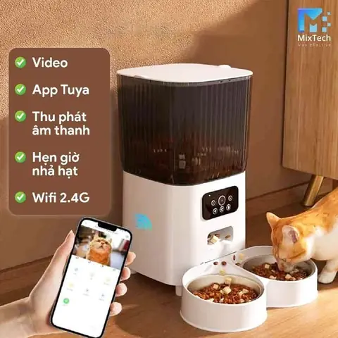 Máy Cho Chó Mèo Ăn Tự Động- Giải Pháp Hiệu Quả Cho Cuộc Sống Hiện Đại