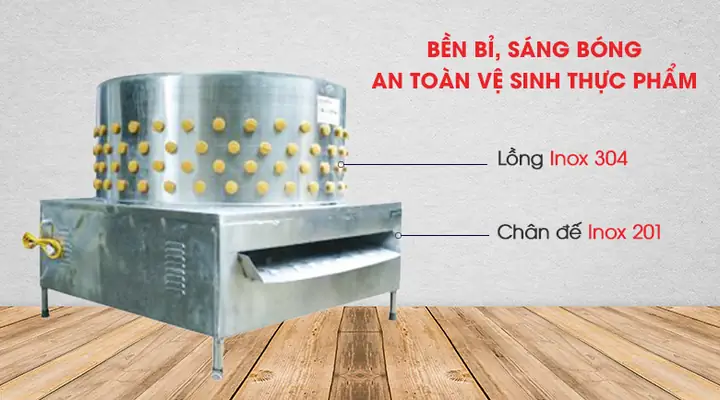 Chất Liệu Inox Chất Lượng, Sáng Bóng